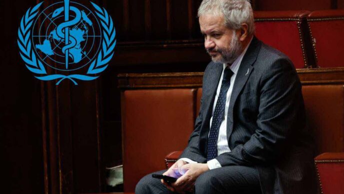 “Sprechi, interessi e persino spot sulla pedofilia: per Claudio Borghi della Lega, l’Italia deve uscire dalla Oms.