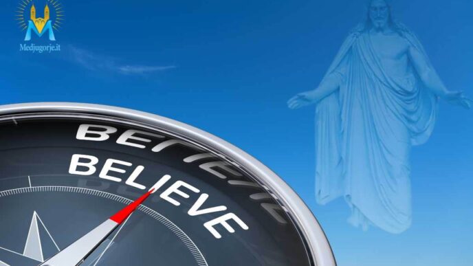 Credere significa affidarsi totalmente a Dio, riconoscendo che Egli è la Verità assoluta e che la Sua Parola non inganna.