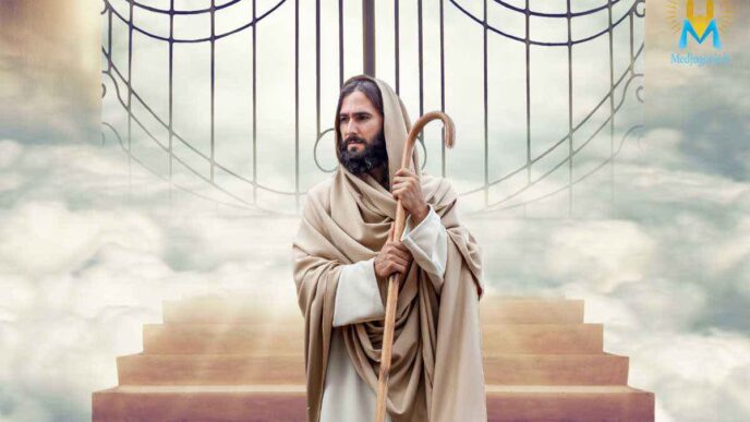 Dio fatto uomo, venuto nel mondo per la nostra redenzione. Nessun'altra via porta alla salvezza se non attraverso di Lui.