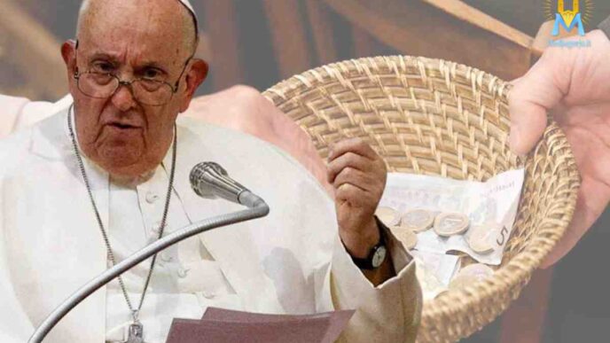 Papa Francesco cambia le regole delle offerte in Chiesa