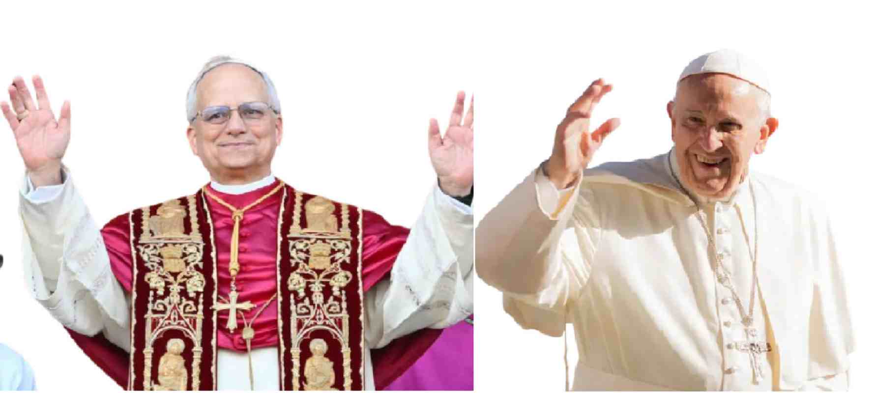 papa leone e papa francesco