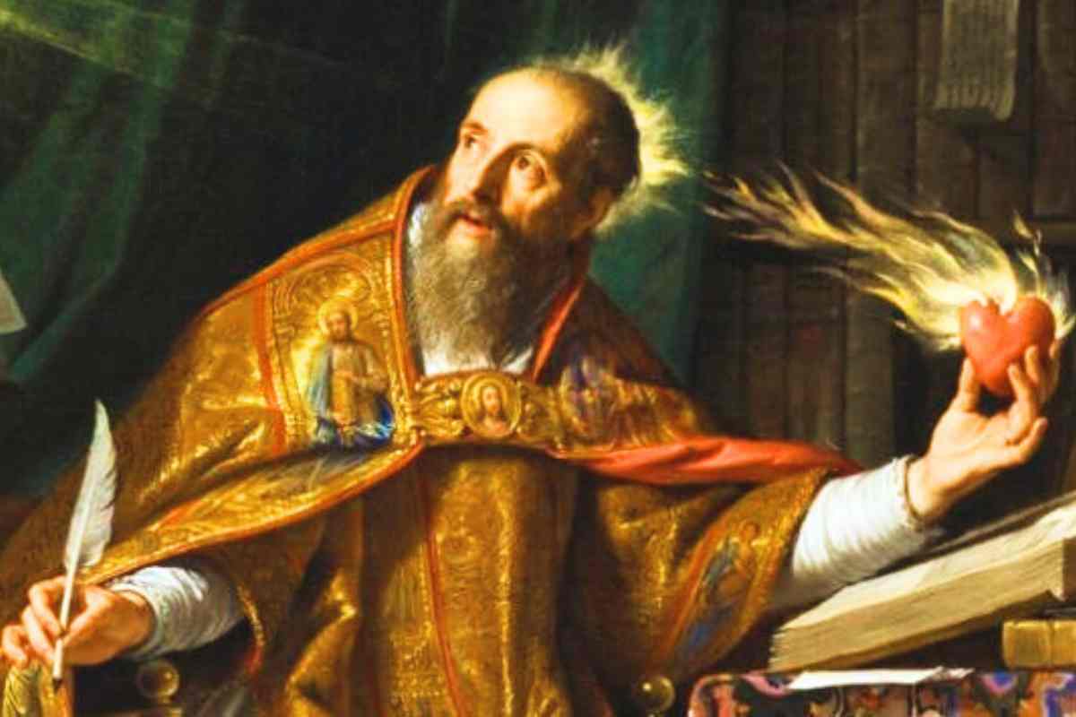 la torta della felicità in omaggio a sant'Agostino