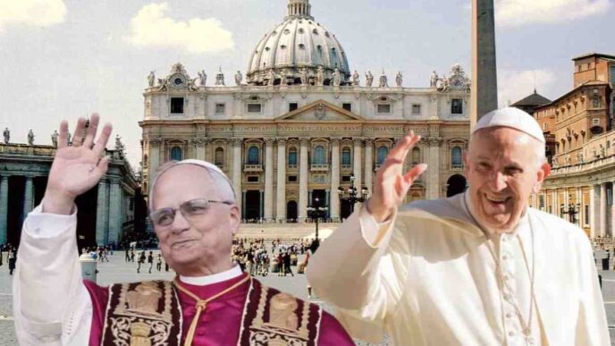 papa francesco e papa leone