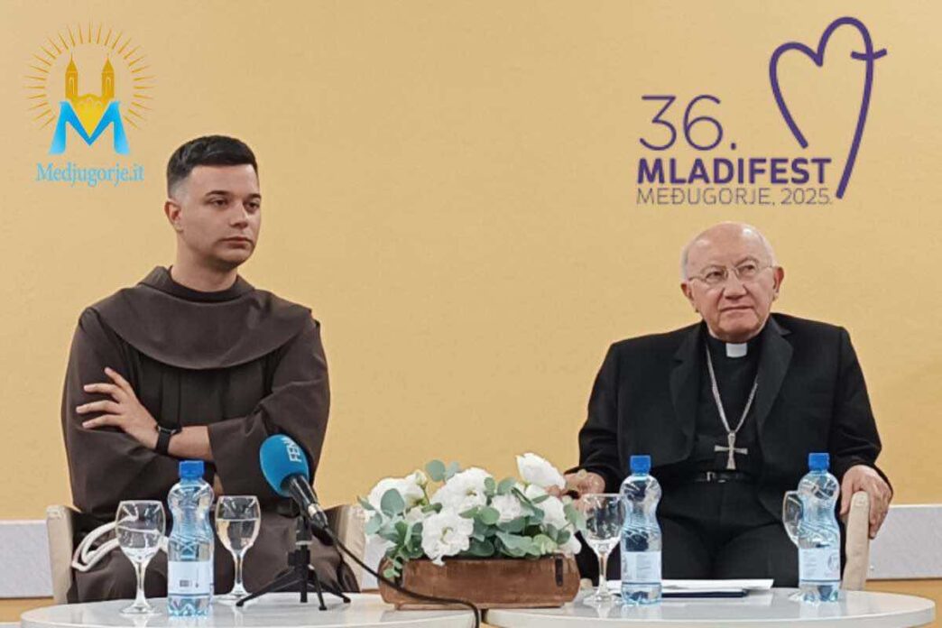 A presentare il programma saranno l’arcivescovo Aldo Cavalli, visitatore apostolico con ruolo speciale per la parrocchia di Medjugorje, e fra Zvonimir Pavičić, parroco del luogo