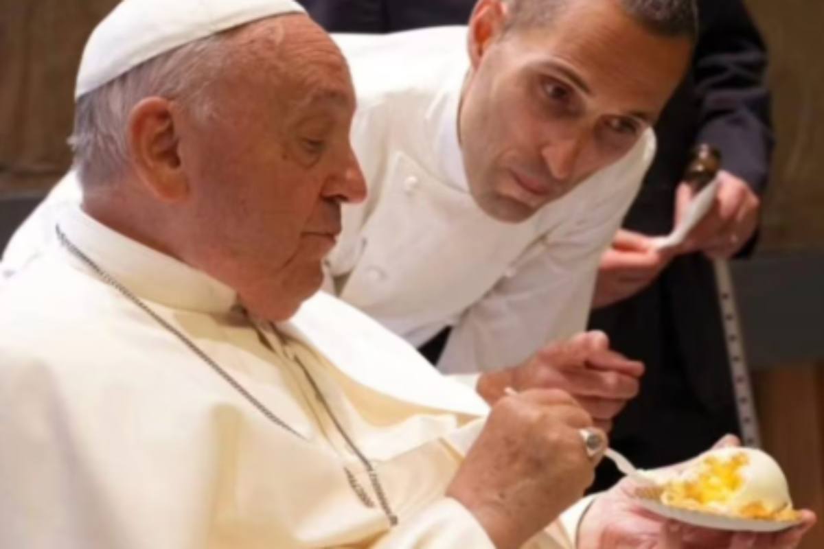papa francesco gelato