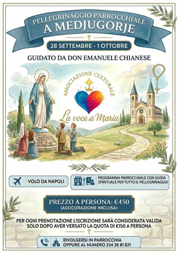 Voce di Maria pellegrinaggio Medjugorje fine settembre