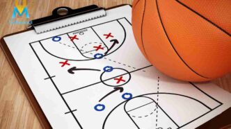 Pallone da basket e lavagnetta