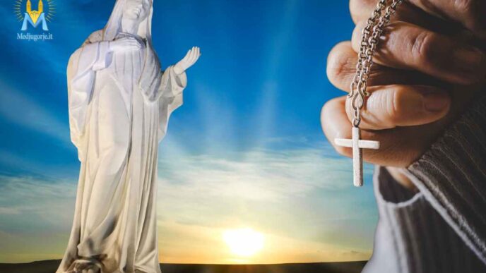 Medjugorje: "pregare e sacrificarsi per illuminare il mondo"