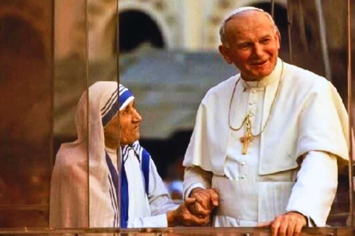 madre teresa di calcutta e san giovanni paolo II , comunione di intenti