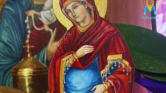 la madonna incinta nel presepe del vaticano