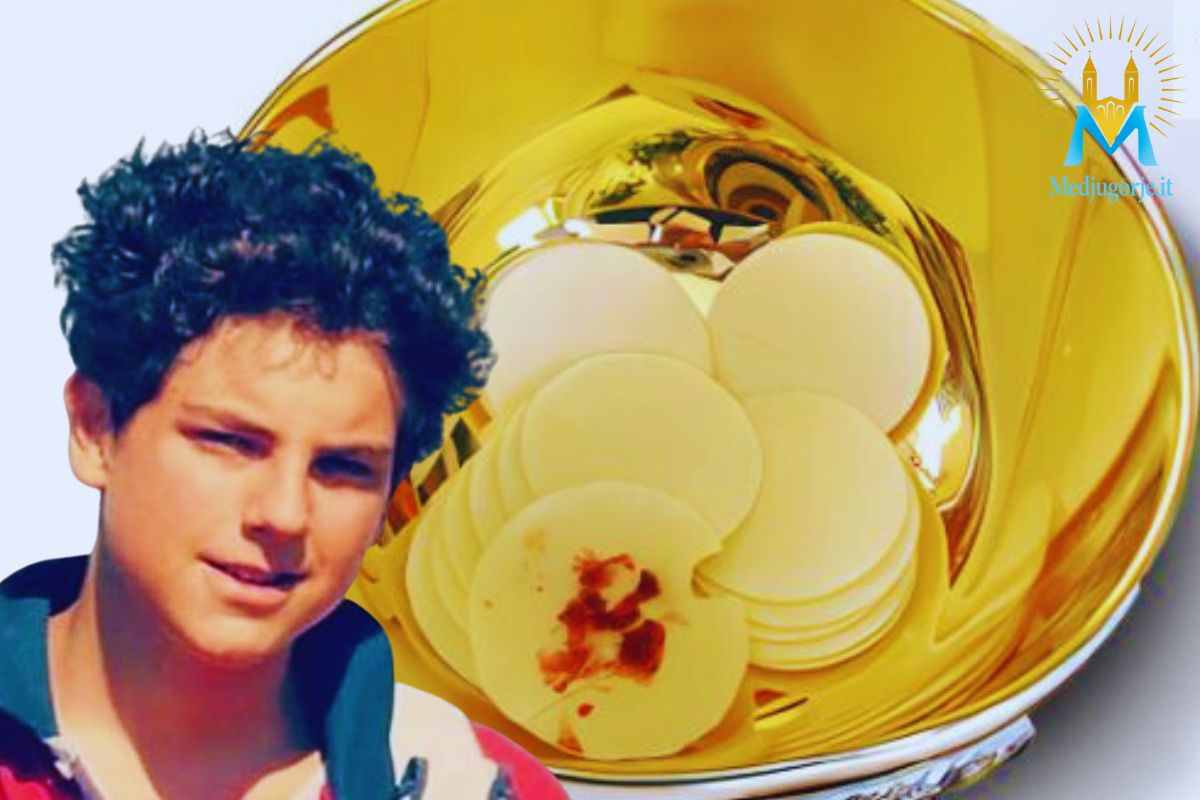 Coroncina Per Novena A San Carlo Acutis - 3 Poste Da 5 Grani In Cristallo, Crociera Con Volto Del Santo