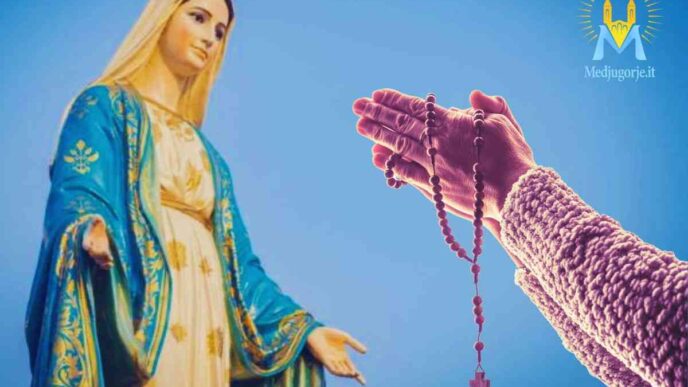 perchè la Madonna dice di pregare il rosario?