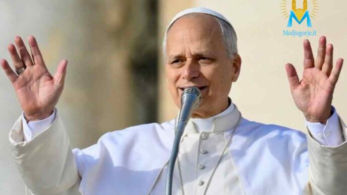 Papa Leone XIV parla ai fedeli