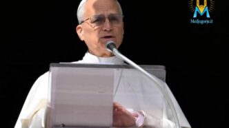 Papa Leone XIV durante l'udienza generale