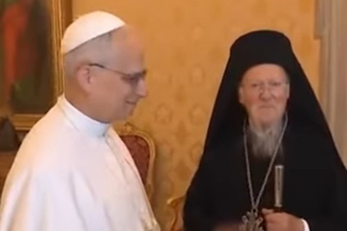 Papa Leone XIV incontra il Patriarca Ecumenico Bartolomeo