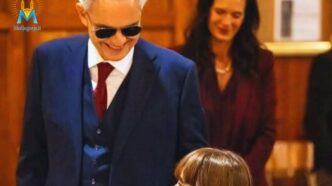 cresima della figlia di bocelli