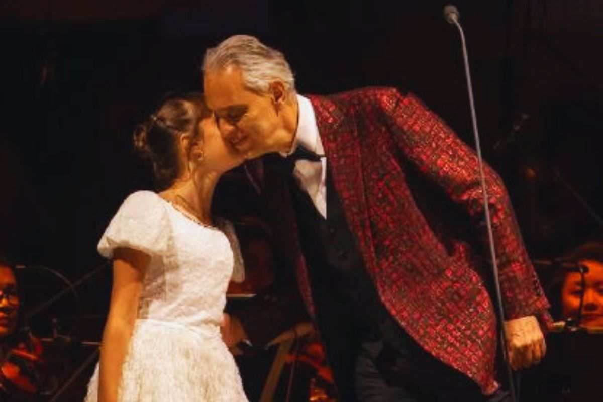 La cresima della figlia di andrea bocelli