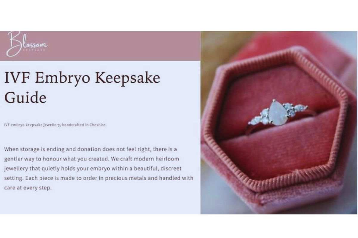 embrioni umani dentro gioielli