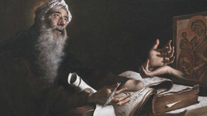 la mano donata a san giovanni damasceno