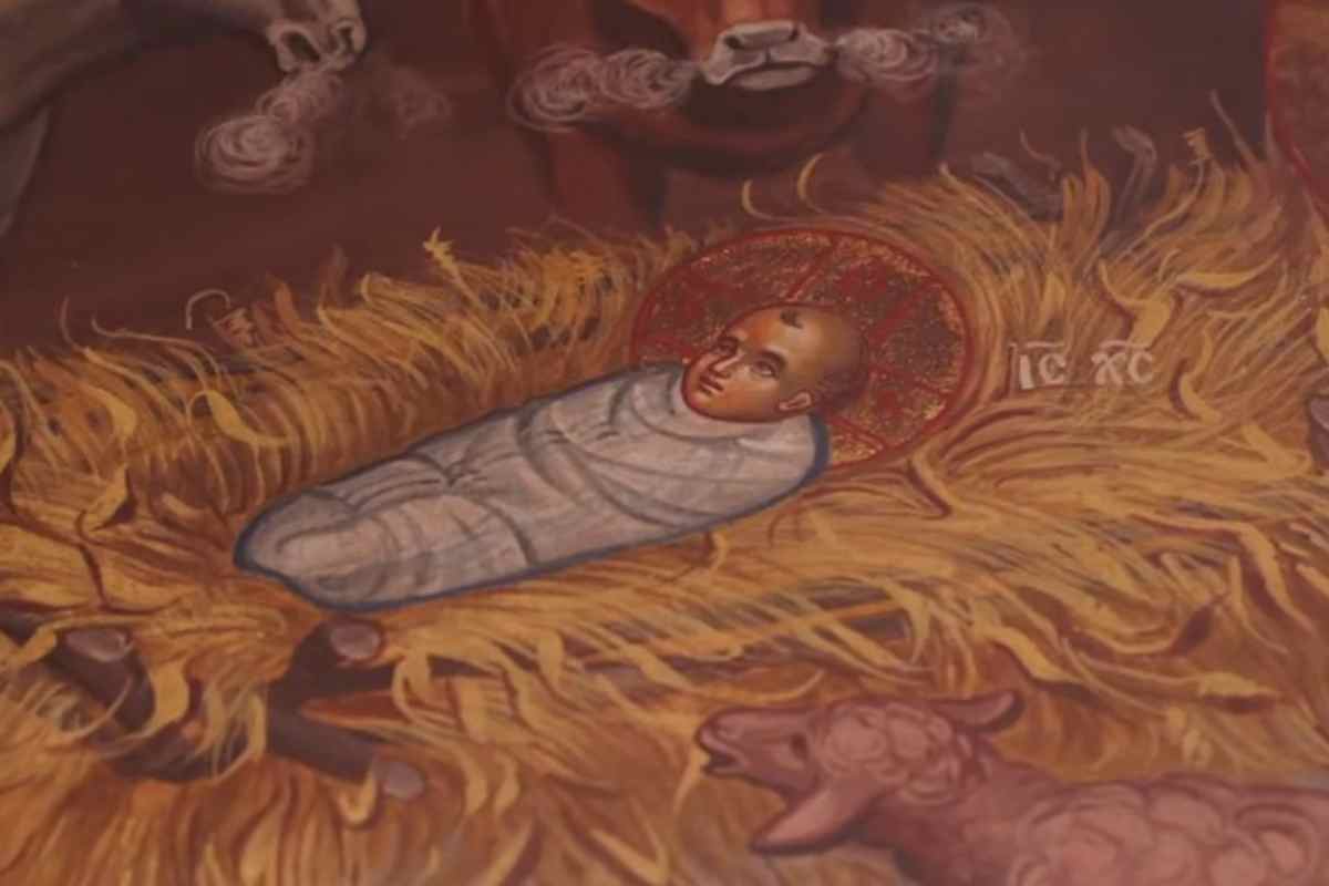 Gesù Bambino nella mangiatoia 