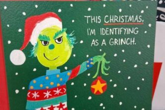 grinch cartolina
