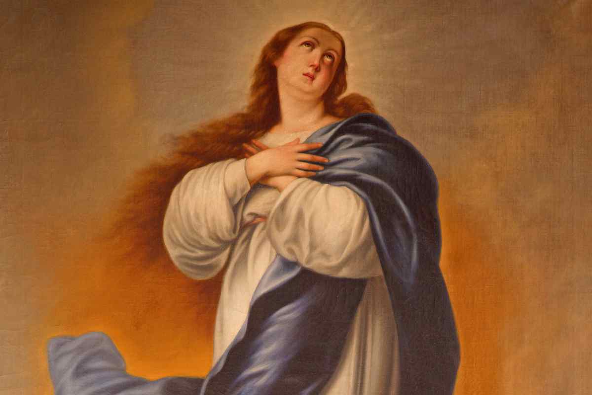 Dipinto dell'Immacolata Concezione a Malaga