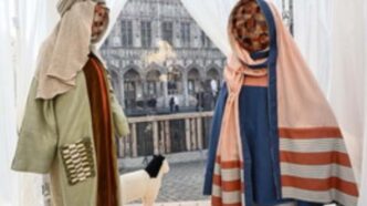 Presepe senza volto Bruxelles
