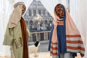 Presepe senza volto Bruxelles