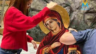 Presepe pro-life in Vaticano