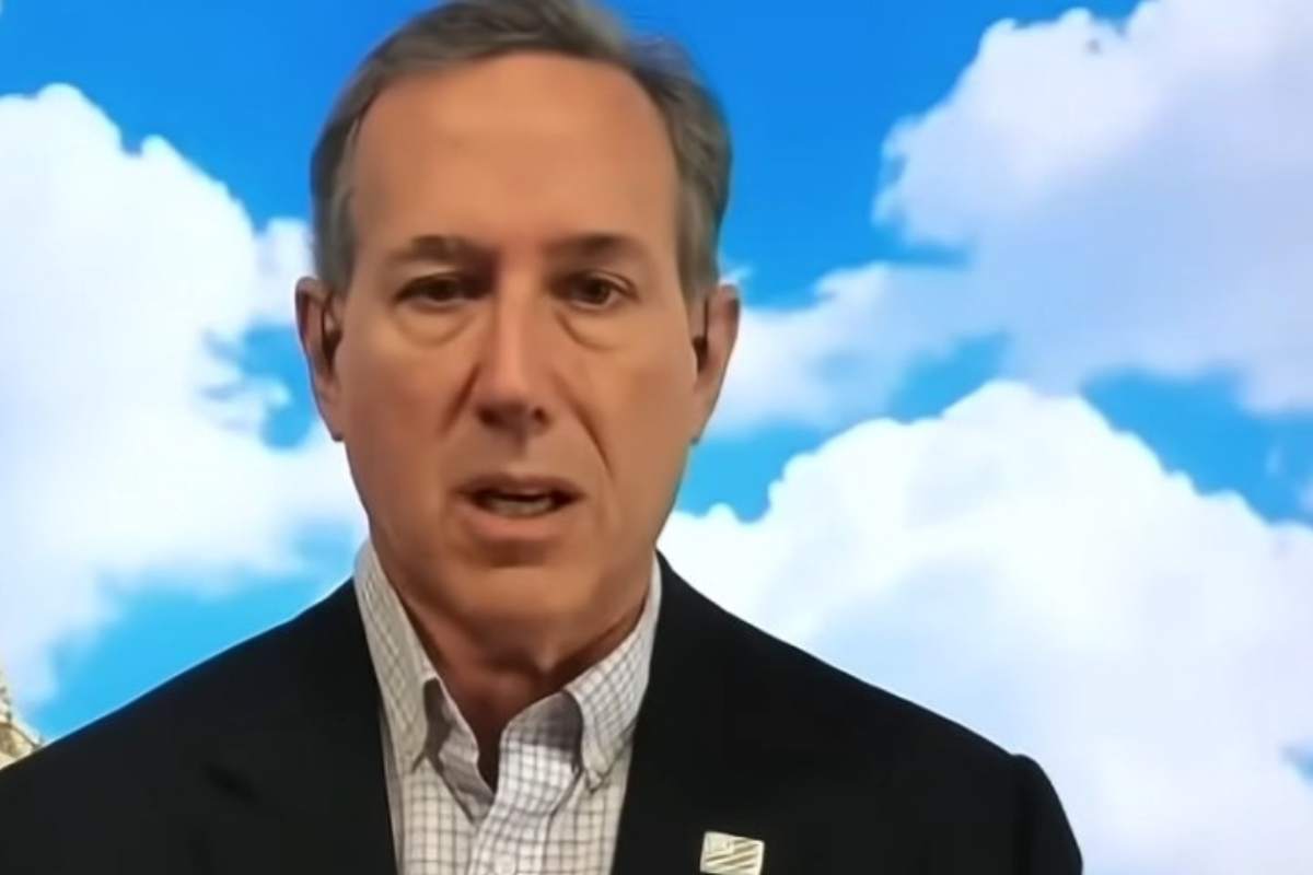 Rick Santorum in primo piano