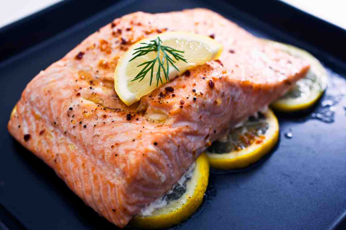 Salmone al forno