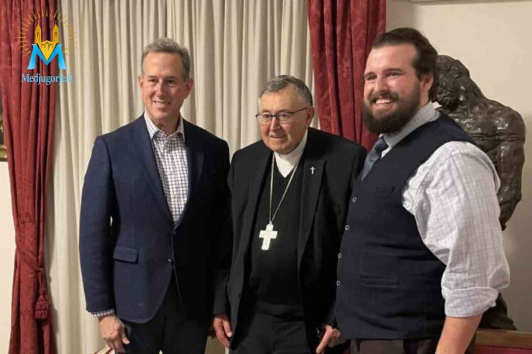 Rick Santorum con il cardinale