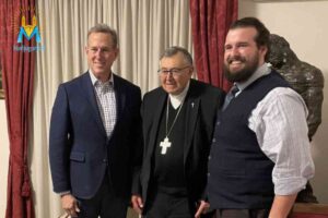 Rick Santorum con il cardinale