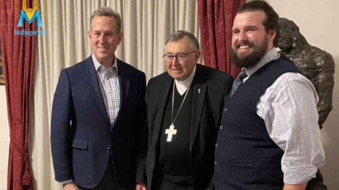 Rick Santorum con il cardinale
