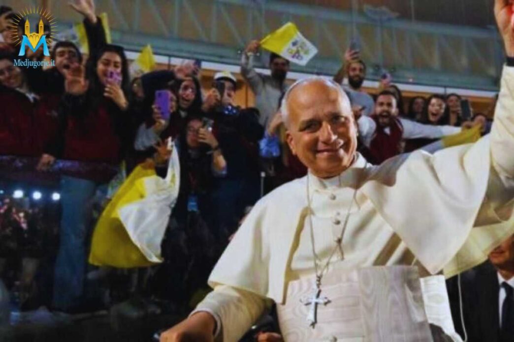 papa leone incontra i giovani libanesi