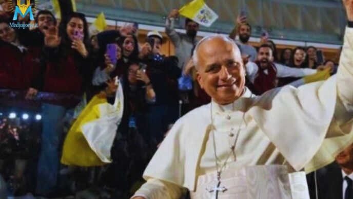 papa leone incontra i giovani libanesi