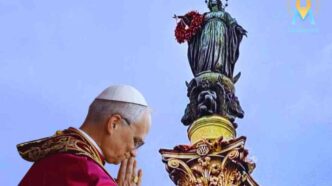 l'omaggio del papa all'Immacolata