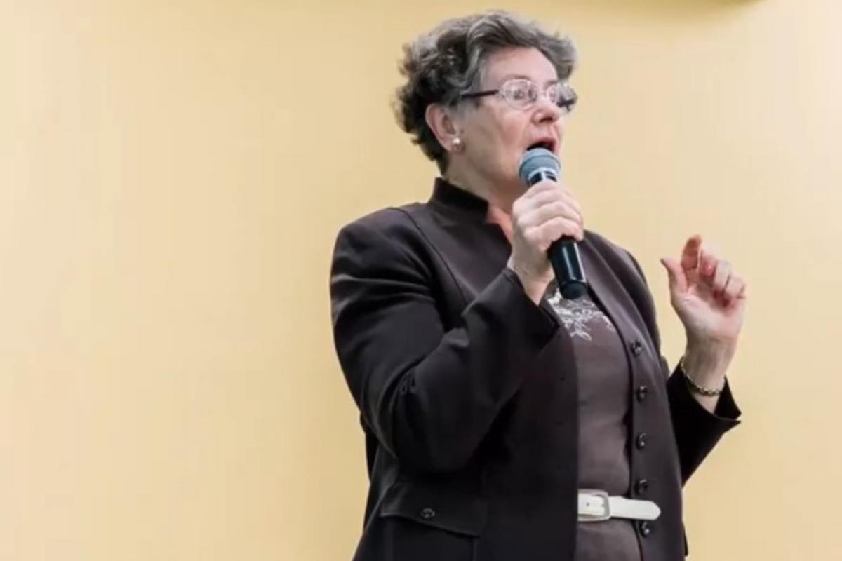 Dottoressa Jozefina Skarica, docente del ritiro spirituale