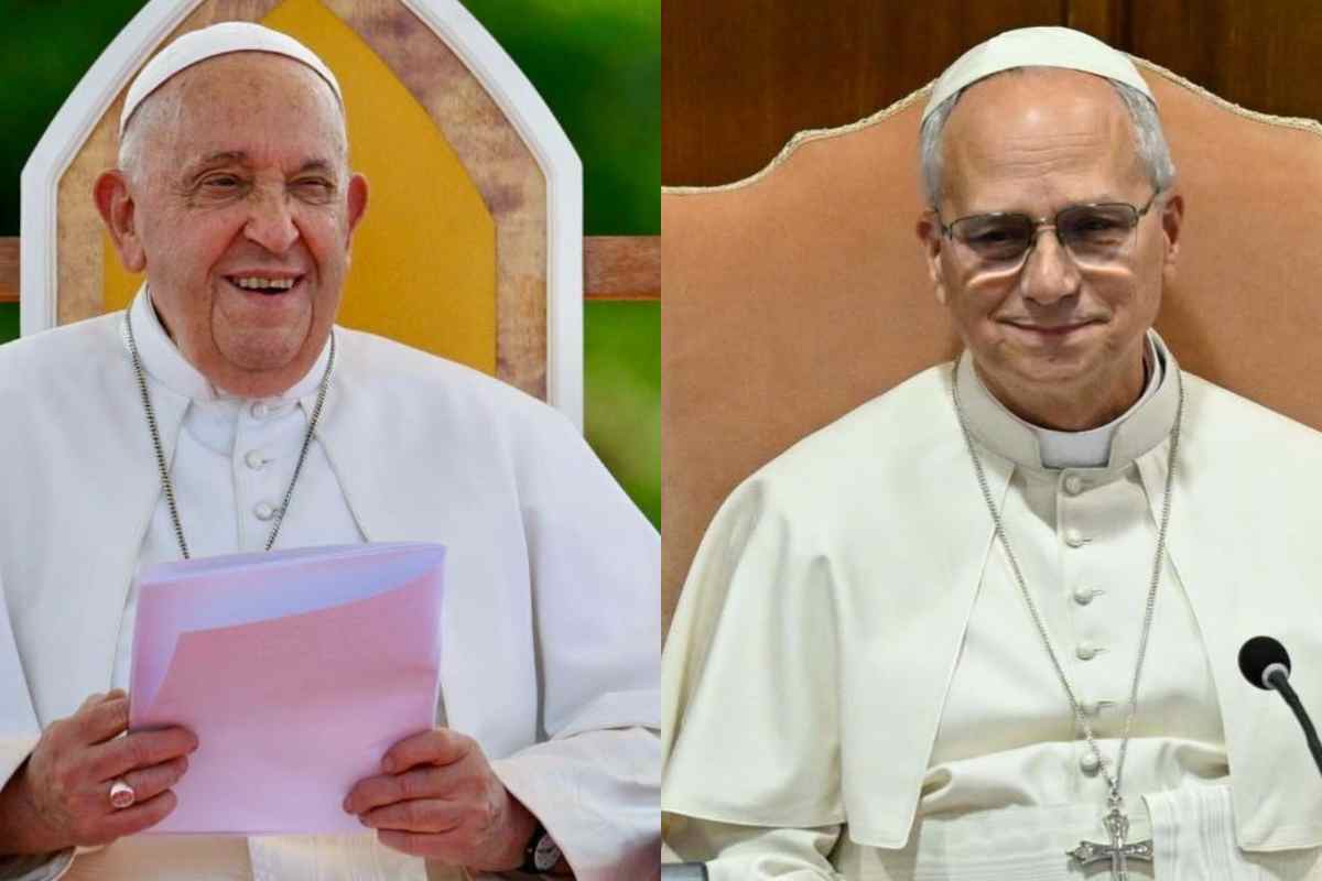 Papa Francesco e Papa Leone XIV