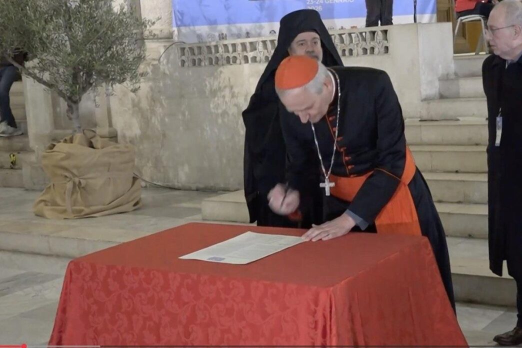 Storico Patto ecumenico tra Chiese cristiane italiane