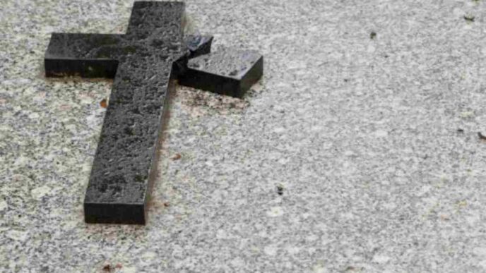 croce oltraggio polonia