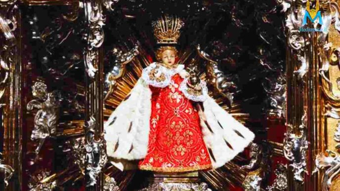 la statua di gesù bambino di praga
