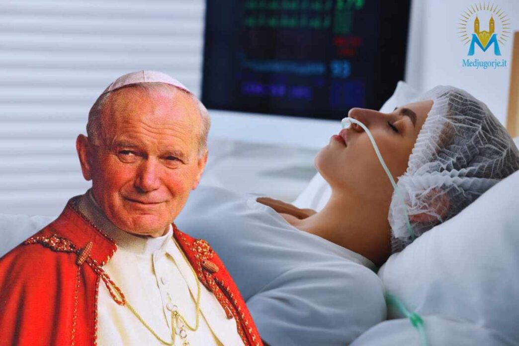 la donna che ha in coma ha visto giovanni paolo II
