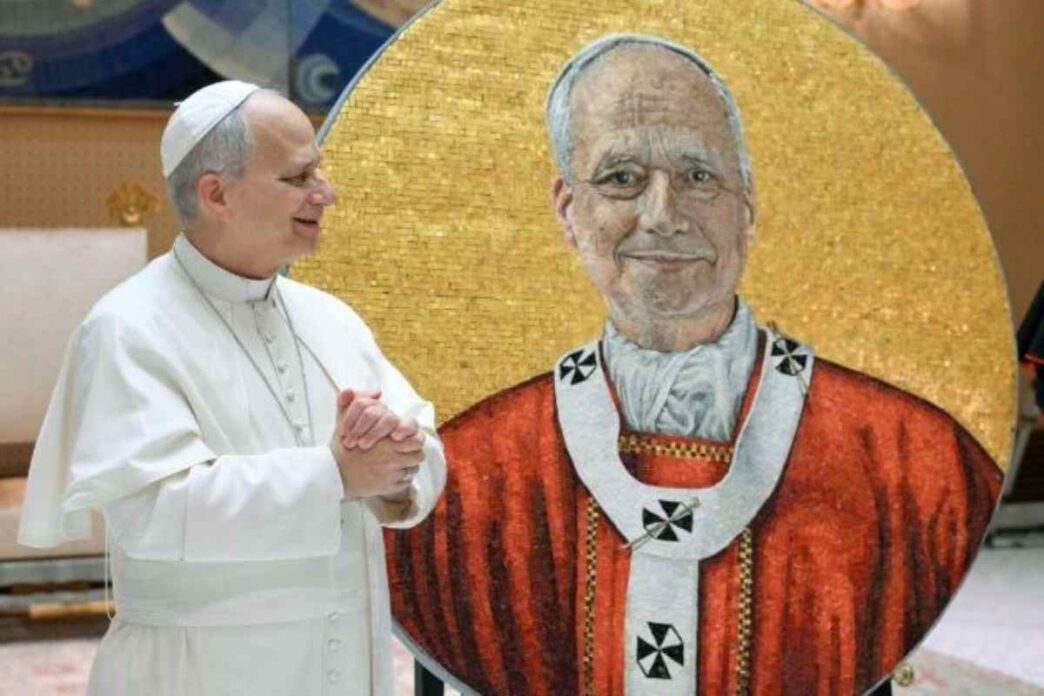 papa leone mosaico san paolo fuori le mura