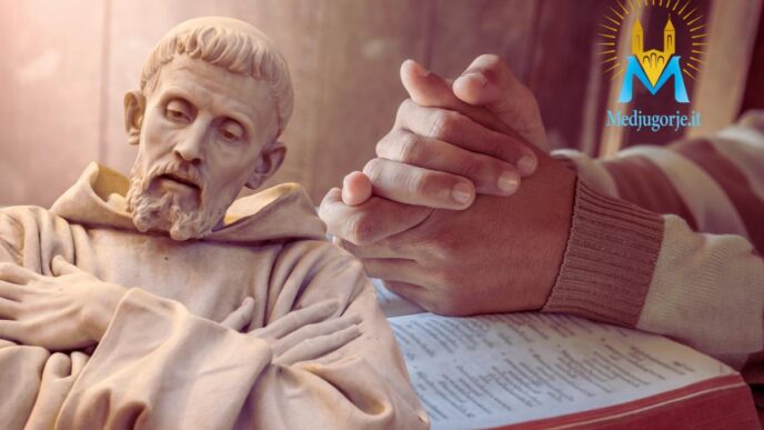 preghiera del Papa a San Francesco d'Assisi