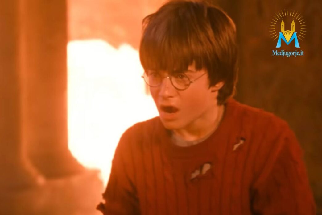 Harry Potter in una scena della saga cinematografica