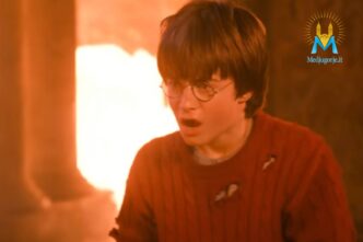 Harry Potter in una scena della saga cinematografica