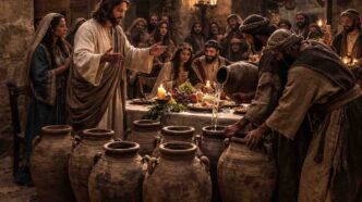 Il primo miracolo compiuto da Gesù, la trasformazione dell'acqua in vino durante un matrimonio a Cana, è uno degli episodi più significativi della vita di Cristo, narrato nel Vangelo di Giovanni (Gv 2:1-11).