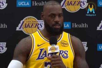 LeBron James in conferenza stampa