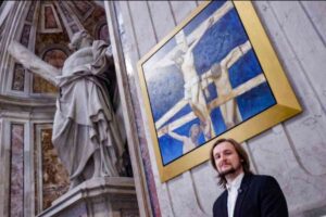 Le quattordici tele, realizzate dall’artista svizzero Manuel Andreas Dürr, sono state selezionate attraverso un concorso internazionale che ha coinvolto creativi provenienti da ogni continente